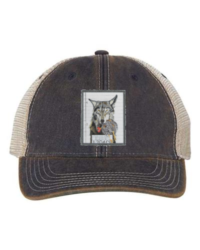 Navy/ Khaki Trucker Cap Hats FlynHats The Usual Suspects: Wolf  