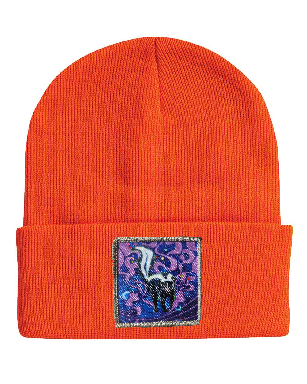 Skunky Haze Beanie Hats FlynHats Neon Orange  