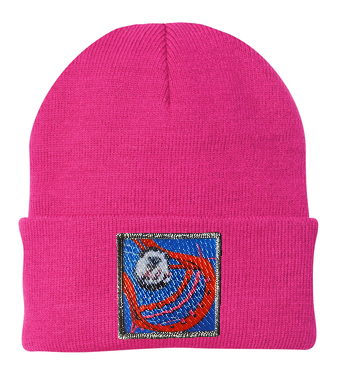 Ball Hog Beanie Hats FlynHats Neon Pink  