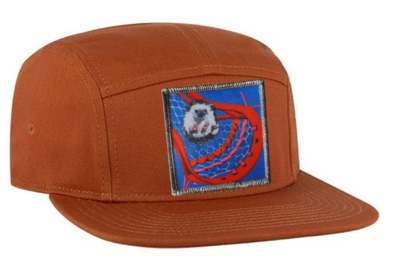 Orange Camper Hat Hats FlynHats Ball Hog  