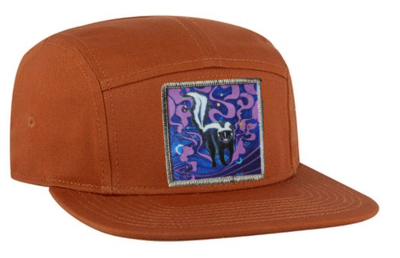 Orange Camper Hat Hats FlynHats Skunky Haze  