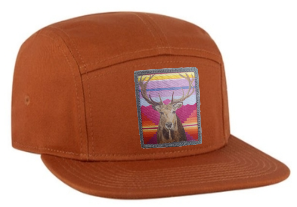 Orange Camper Hat Hats FlynHats Elk  