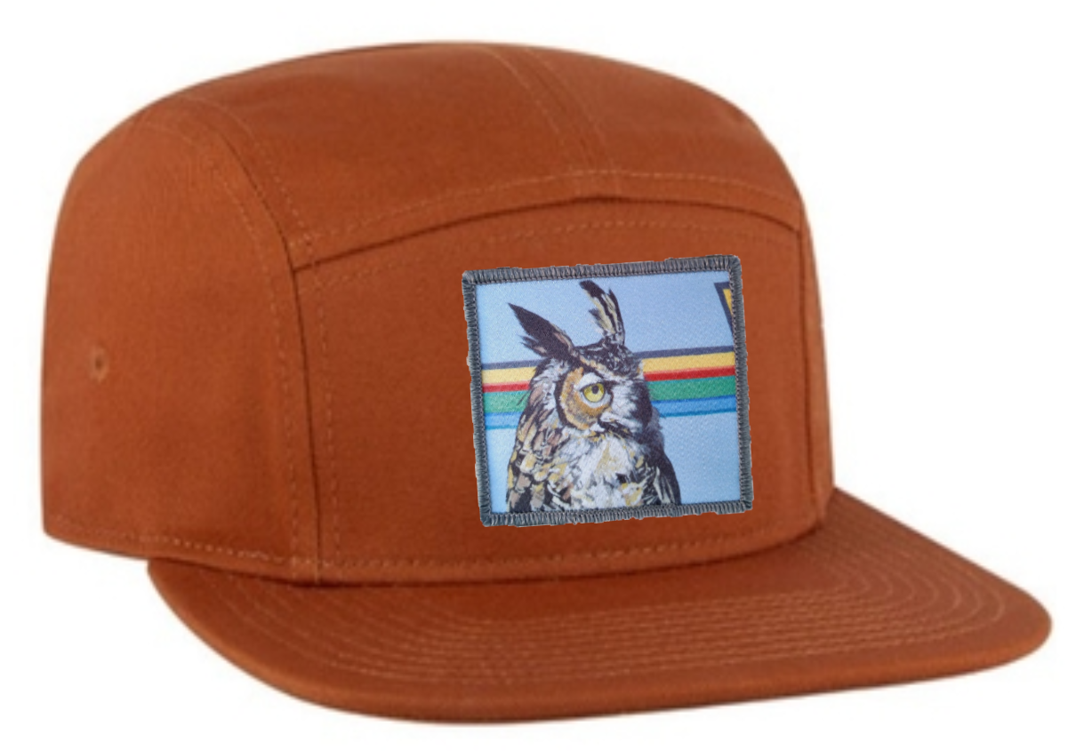 Orange Camper Hat Hats FlynHats Gaia  