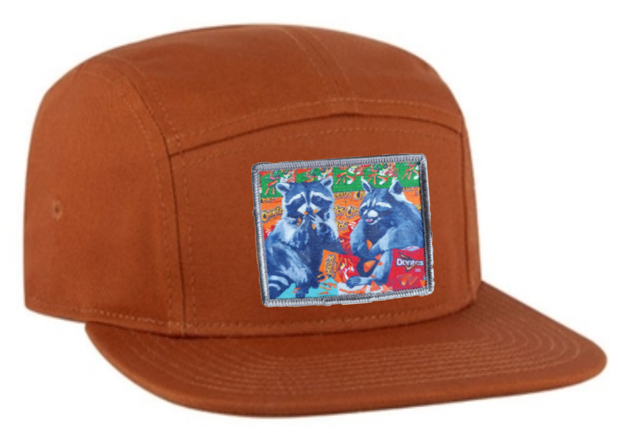 Orange Camper Hat Hats FlynHats Junkfood Bandits  