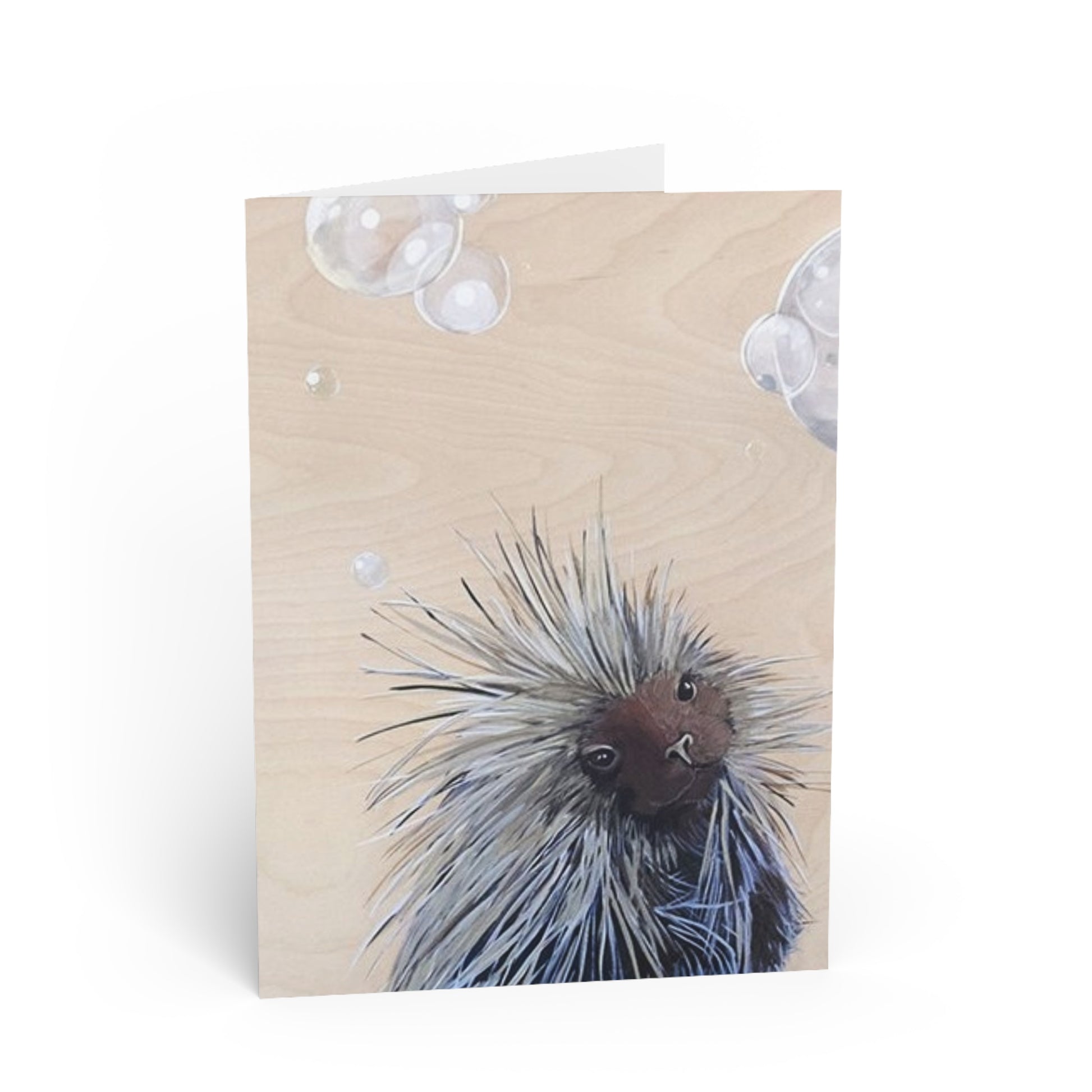 Porcupine Greeting Card Flyn_Costello_Art