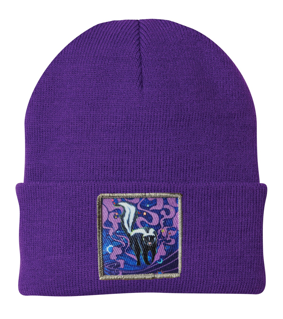 Skunky Haze Beanie Hats FlynHats Purple  