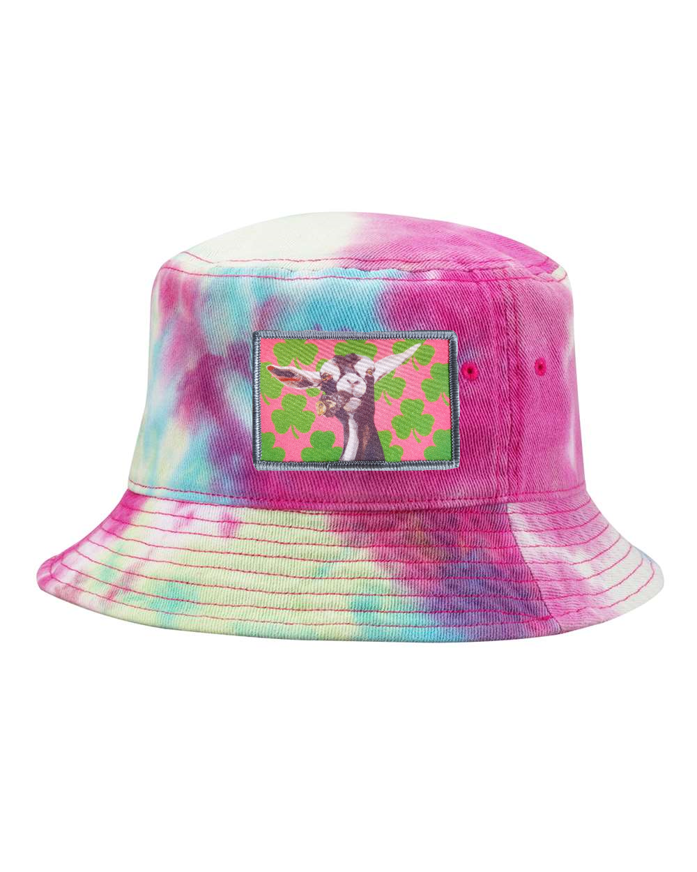 Can Crusher Goat Bucket Hat - Raspberry Mist