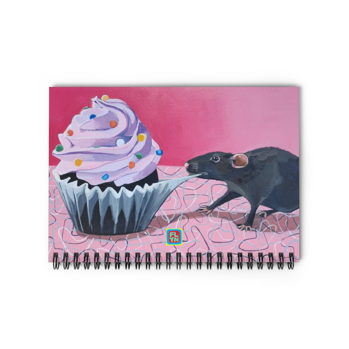 Rats Got my Cake Notebook FlynHats