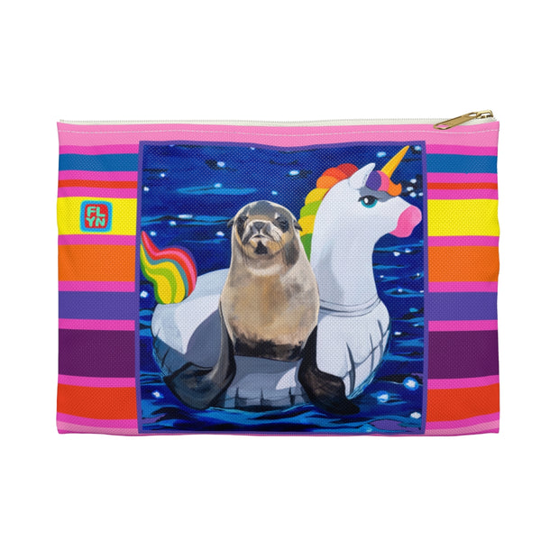 Unicorn Drifter Zip Bag accessory bag Flyn Costello   