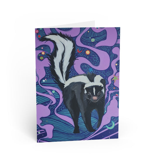 Skunky Haze Greeting Card Flyn_Costello_Art