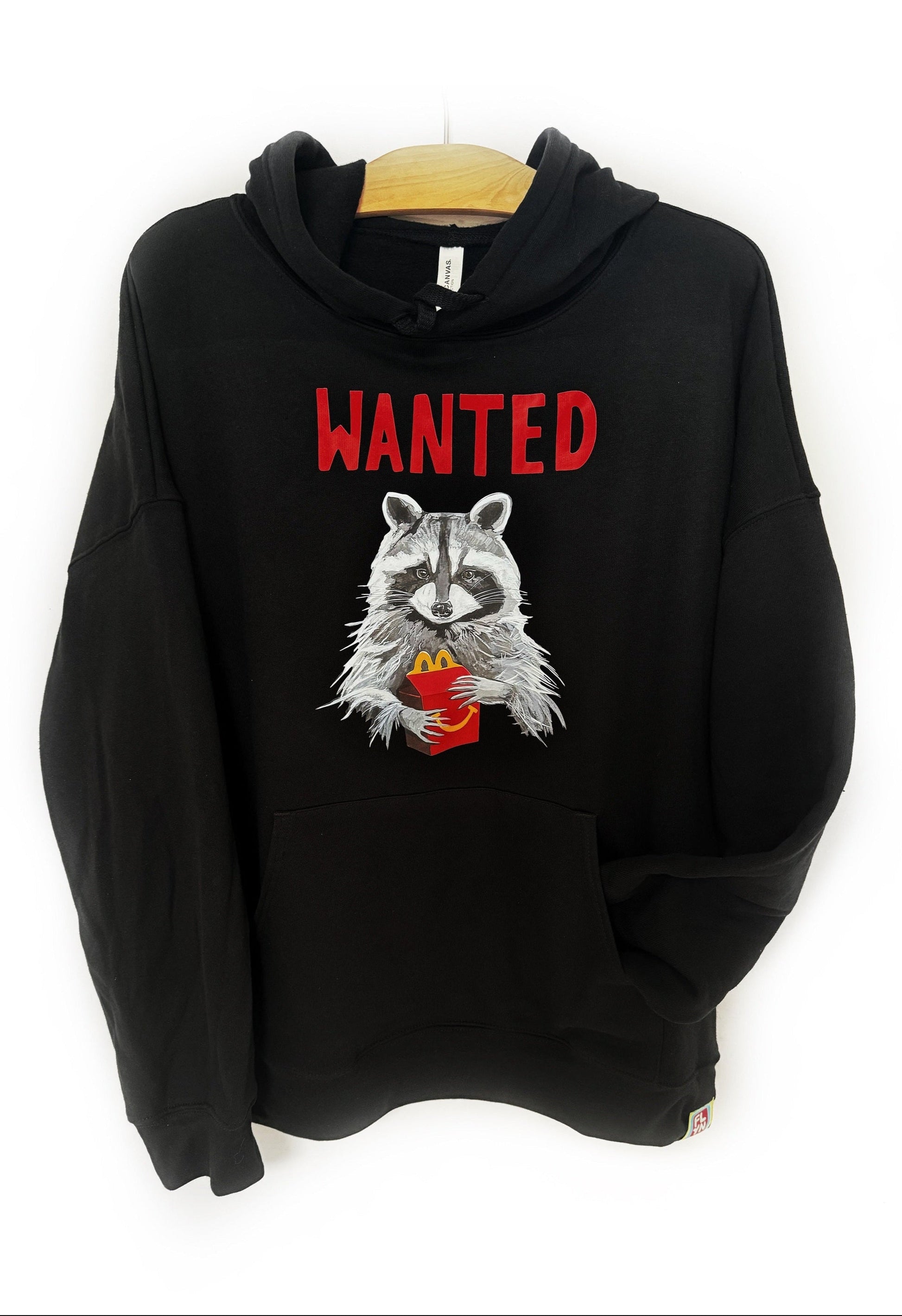 Wanted Black Hoodie FlynHats