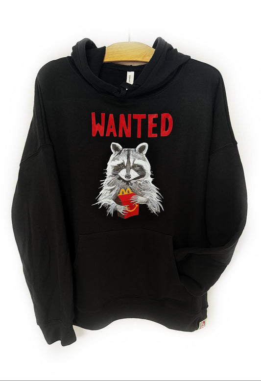 Wanted Black Hoodie FlynHats