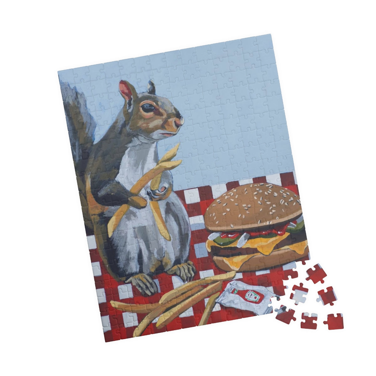 Squirrel Burger Jigsaw Puzzle FLYNhats
