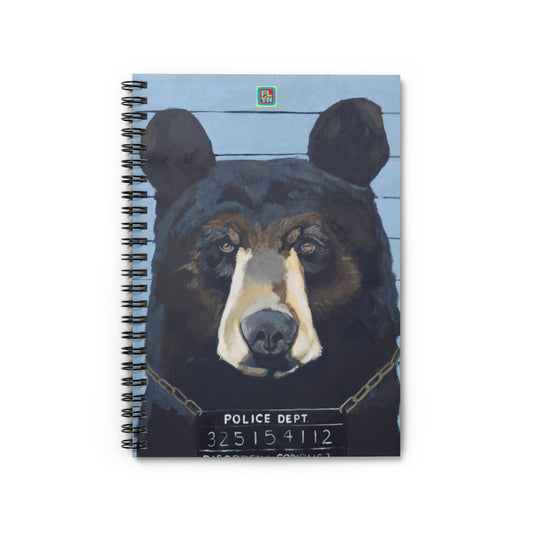 The Usual Suspects Bear Notebook FlynHats