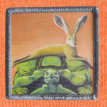 The Tortoise By a Hare Beanie Hats FlynHats