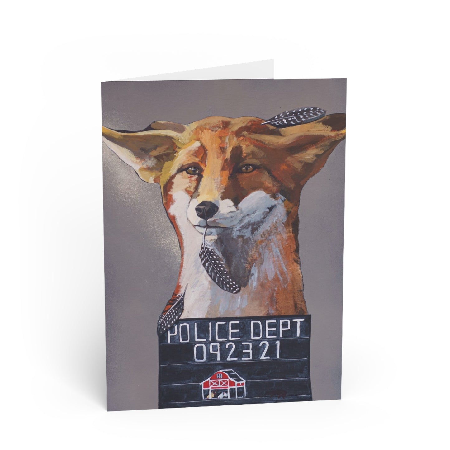 The Usual Suspects: Fox Greeting Card Flyn_Costello_Art