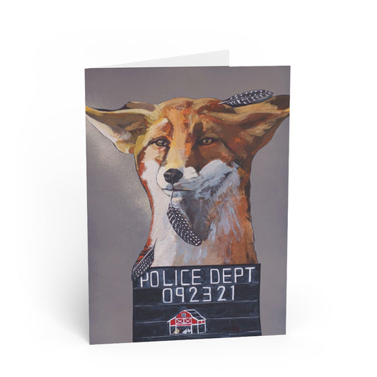 The Usual Suspects: Fox Greeting Card Flyn_Costello_Art