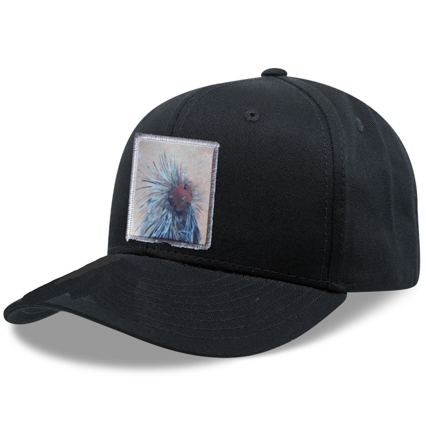 6 Panel Base Ball Cap Hats FlynHats Porcupine  