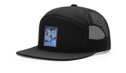 Black Seven Panel Hats Flyn Costello Flock Of Seagulls  