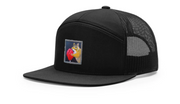 Black Seven Panel Hats Flyn Costello Lolly  