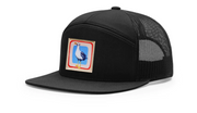 Black Seven Panel Hats Flyn Costello Seagull  