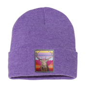 Elk Beanie Hats Flyn Costello Heather Purple  