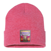 Elk Beanie Hats Flyn Costello Heather Red  