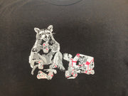 Beer Bandit Raccoon T-Shirt T-Shirts Flyn Costello   