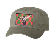 Olive Fidel Cap Hats FlynHats Can Crusher  