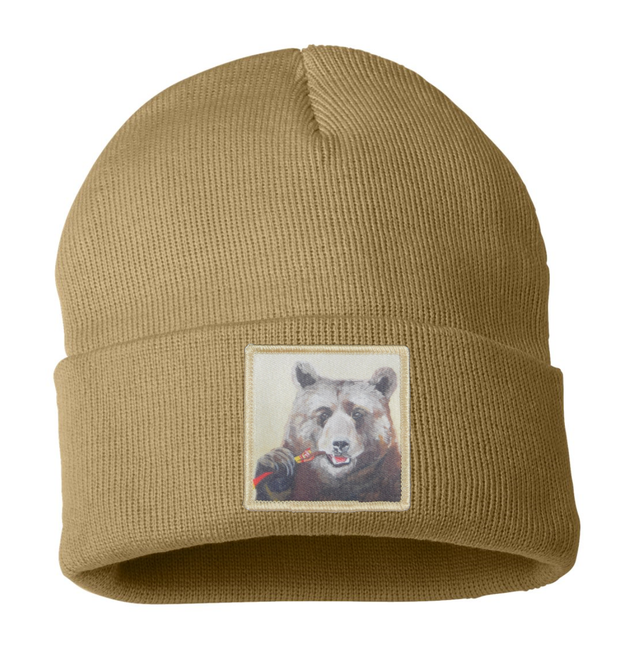 Slim Jimmy Beanie Hats Flyn Costello Camel  