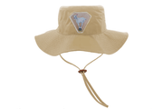 Khaki Bucket Hat with Drawstring Hats Flyn Costello Diamond Goat  