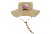 Khaki Bucket Hat with Drawstring Hats Flyn Costello Elk  