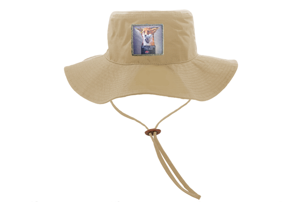 Khaki Bucket Hat with Drawstring Hats Flyn Costello The Usual Suspects Fox  