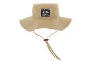 Khaki Bucket Hat with Drawstring Hats Flyn Costello The Snack Kid  