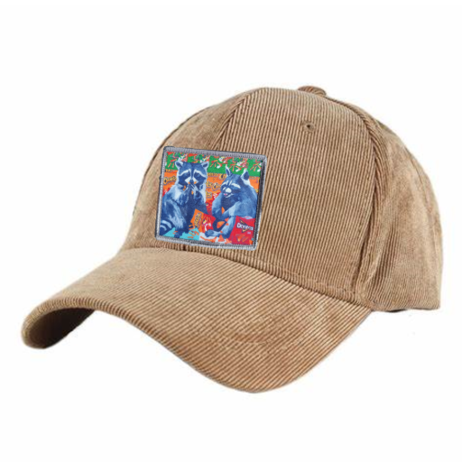 Corduroy Cap Hats FlynHats Junkfood Bandits  