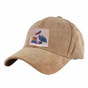 Structured Corduroy Cap Hats FlynHats Gone Fishin'  