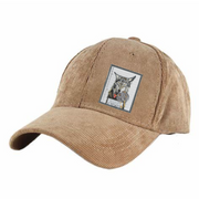 Structured Corduroy Cap Hats FlynHats The Usual Suspects: Wolf  