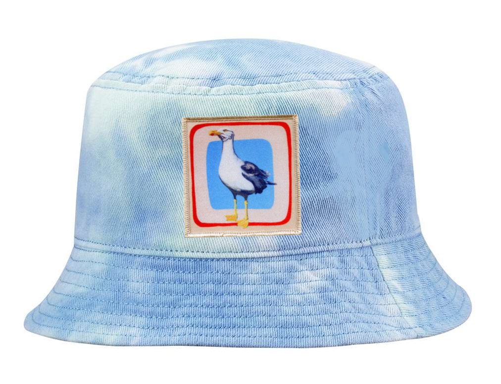 Tie Dyed Bucket- Blue Hats Flyn Costello   