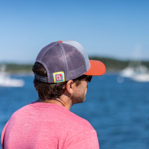 Grey/Terracotta Trucker Hats Flyn Costello   