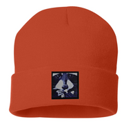 Raccoon Pop Beanie Hats Flyn Costello Burnt Orange  