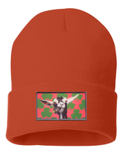 Can Crusher Goat Beanie Hats FlynHats Burnt Orange  