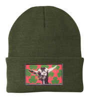 Can Crusher Goat Beanie Hats FlynHats Olive  