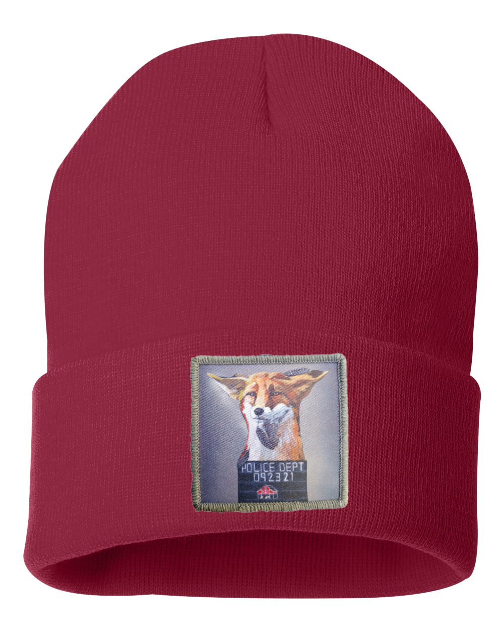 Fox Beanie Hats Flyn Costello Cardinal Red  