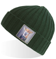 Green Sustainable Cable Knit Hats Flyn Costello The Usual Suspects: Fox  