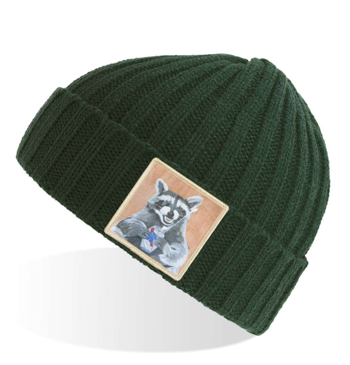 Green Sustainable Cable Knit Hats Flyn Costello Beer Bandit  