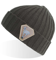 Grey Sustainable Cable Knit Hats Flyn Costello   