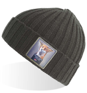 Grey Sustainable Cable Knit Hats Flyn Costello The Usual Suspects: Fox  