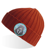 Rusty Sustainable Cable Knit Beanie Hats Flyn Costello   