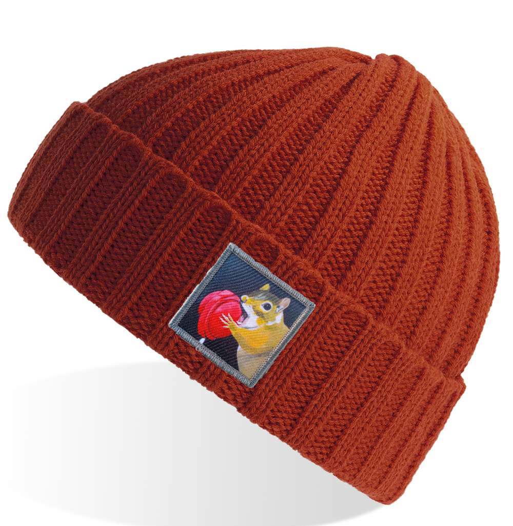 Rusty Sustainable Cable Knit Beanie Hats Flyn Costello Lolly  
