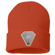 Diamond Goat Beanie Hats Flyn Costello Burnt Orange  